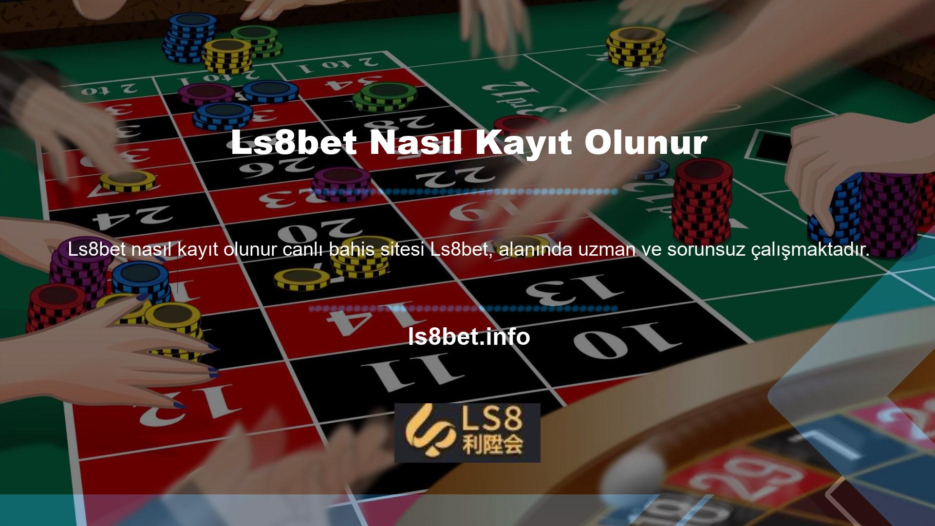 Yılın en büyük casino sitesi olan Ls8bet üye olarak para kazanın