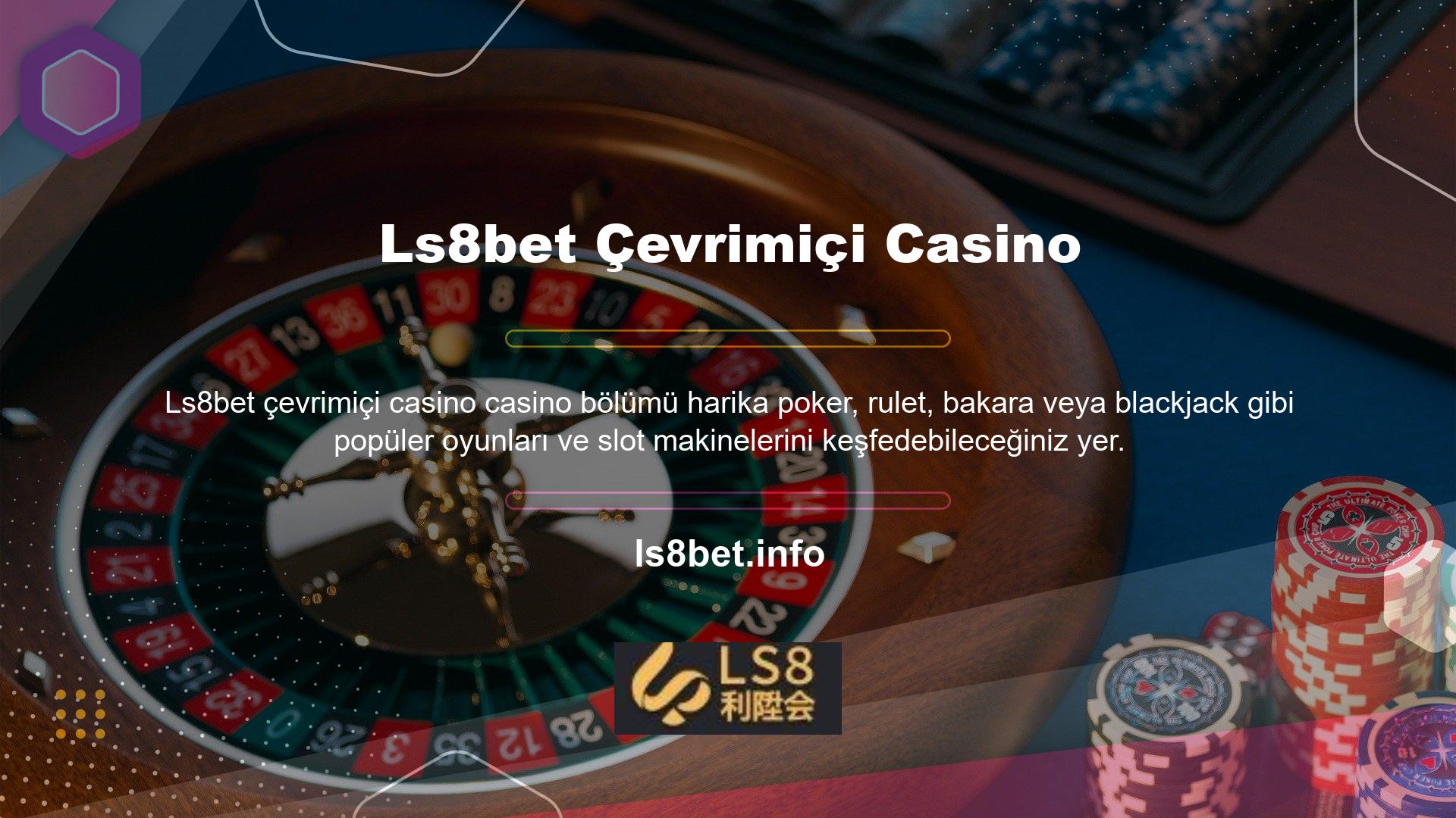 Ls8bet casinosuna kaydolarak ve hakkında bilgi edinerek, markanın deneyimli kurucuları sayesinde bu sektörde öne çıkma yeteneğine sahip olduğunu görebilirsiniz